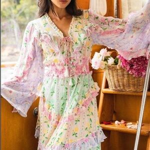 Filly Boo Tea Cup Spiral Frill Duster